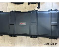 GHK Umarex HK416A5 GBB Airsoft Rifle + Nuprol hardcase + Angry Gun KAC suppressor