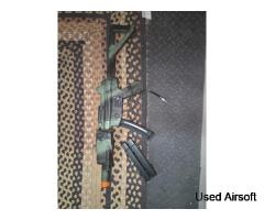 Airsoft TM MP5k w/ Polarstar F2 HPA, Barrel upgrades, 3 mags, paint job