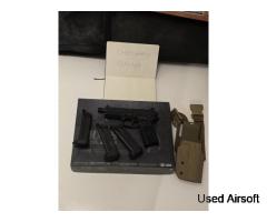 Tokyo Marui FNX-45 Black - 3 Mags & Full Kydex Belt Rig