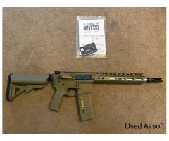 Double Eagle EMG Noveske N4 MWS Gen3 GBBR Gas Blowback Airsoft Rifle Tan FDE - Image 2