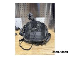 Helmet with NVG (digital) Wiley eye pro and novritsch anti fog - Image 2