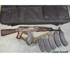 Tokyo Marui AK47 Type 3 NGRS  Stained real wood  furniture