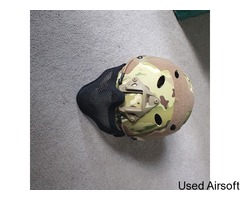 Multicam helmet with face protector attachment - Image 2