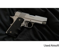 Tokyo marui v10 silver gbb pistol - Image 2