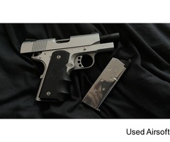 Tokyo marui v10 silver gbb pistol - Image 3