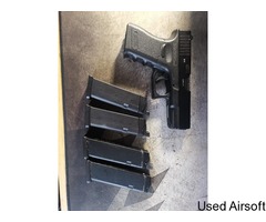 KWA Glock 19 + 4 mags - Image 3