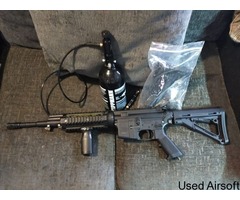 Tippmann m4 with tank, reg and line - Image 3