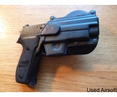 TM Sig226, plus spare mags and two Fobus holsters - Image 4