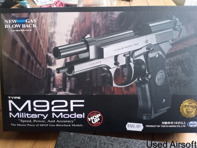 **Reduced to clear** , Brand New M92F Military (Black) Tokyo Marui - boxed and Never been used - 1