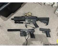 ICS CXP and full set up mags pistols ect