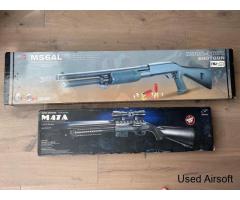 MS56AL and M47A - Airsoft Shotguns and Extras - Two Tone - Image 3