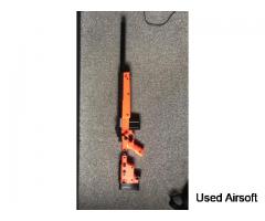 WELL MB4406 AIRSOFT SPRING SNIPER RIFLE IN ORANGE