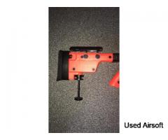 WELL MB4406 AIRSOFT SPRING SNIPER RIFLE IN ORANGE - Image 3