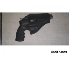 Dan Wesson 4" Revolver, holster, speedloader and CO2 - Image 3