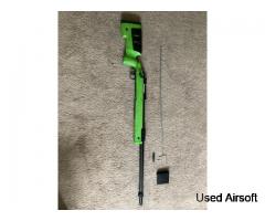 WELL MB4416 M40A5 AIRSOFT SNIPER RIFLE IN GREEN