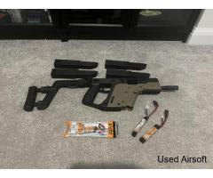 KRYTAC KRISS Vector SMG Dual-Tone + 3 Extra Mags + 3 Batteries