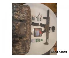 Ares Amoeba Honey Badger AM-014 Airsoft Rifle (Tan) - Image 4