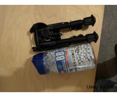 L96 Airsoft Rifle with LED scope - Image 2