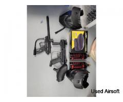 Paintball markers and equipment