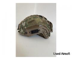 FMA ballistic helmet with a platatac helmet cover - Image 2