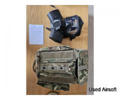 MOD issued Respirator dual cannister and case