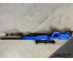 WELL MB01 Warrior MK3 L96 Replica Sniper Rifle in Blue
