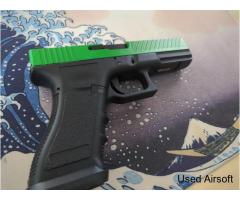 Evolution Airsoft E017 Warrior Gas Blowback Pistol ( Glock )