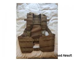 Condor Ronin Chest Rig + Pouches + Hydro Hardness (Coyote Brown)
