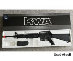 KWA Full Metal KM16 Battle Rifle Airsoft Gun LiPo Ready AEG