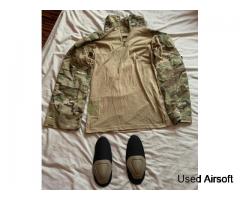 camo trouser and shirt with pads - Image 2