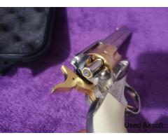 Umarex Colt SAA.45 5.5″ Peacemaker Silver & Gold .177 Pellet - Image 2