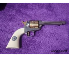 Umarex Colt SAA.45 5.5″ Peacemaker Silver & Gold .177 Pellet - Image 4