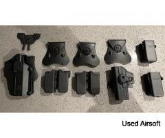 Amomax Style Holsters & Plastic Mag Pouches