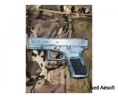 Umarex Glock 19 Gas Blowback - blue snakeskin