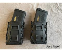 2 x G36 EPM-G Mid Cap Slim Mags With Molle Quick Draw Pouches - Image 2