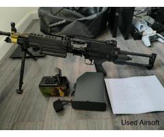 A/K CYBERGUN  M249 para  FULL METAL VERSION/ FN HERSAL TRADED