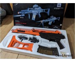 M41K2 G36 Sniper Airsoft BB Gun 2 Tone Black Orange - Image 2