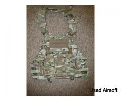 Warrior plate carrier Detachable Triple 5.56 Molle Open Mag Panel - Image 1