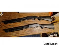 2 x AGM Spring Shotguns - Image 1