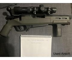 Ares AS03 sniper - internal upgrades and vector optics scope