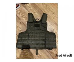 Green Chest Rig No Pouches