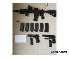 Airsoft Job-lot for Sale (2 Rifles, 2 Pistols + extras)