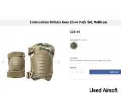 EmersonGear Military Knee Elbow Pads Set, Multicam