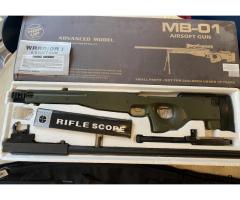 MB-01 Sniper Rifle with Bipod and Scope - Excellent Condition - Image 2