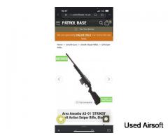 Ares amoeba striker sniper rifle with scope