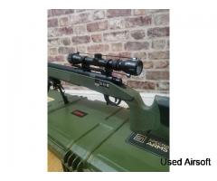 Sniper rifle with scope and XL hard case - Image 2