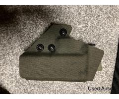 Deadly Customs Shooters Belt Ranger Green (MED)with Glock shooters style holster Cordura wrapped - Image 4