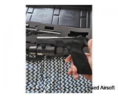 Rifles pistol and shotgun in large case - Image 4