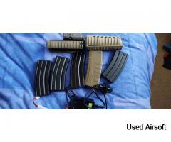 m4 airsoft aeg with extras grenade launcher - Image 2