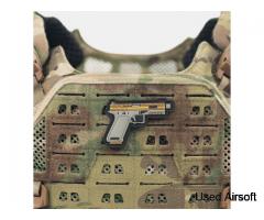 Novritsch SSP18 Brown Gun Morale Velcro Hook and Loop Patch - Image 2